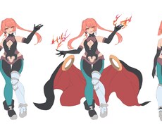 キャラクターのイラストを描きます イメージ1