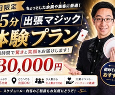 東京都内の平日イベントに出張マジックショーをします イメージ1