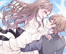 カップルイラストや夢絵、可愛い女の子を描きます イメージ1