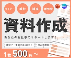 スライド資料を新規作成・ブラッシュアップします イメージ1