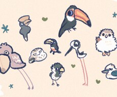 ちまっと！ゆるくてかわいい動物イラスト描きます イメージ1