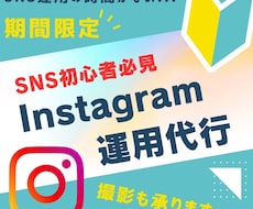 店舗様必見！インスタグラムの運用代行いたします イメージ1