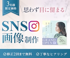3名様限定価格【魅力伝える】SNS画像作ります イメージ1