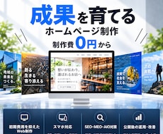 成果につながるホームページを制作しますます イメージ1