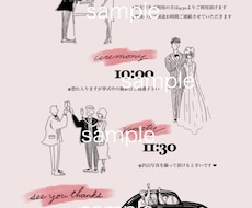 結婚式の招待状（データお渡し）作成します イメージ1