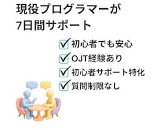 プログラミング初学者の学習相談に7日間対応します 学び始めた、変なエラーが出た、やり方が合ってるか不安な方