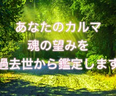 過去世から今世へ魂の望み使命やカルマをお伝えします 今世の目的を知って、今を幸せに生きるヒントにしてください！