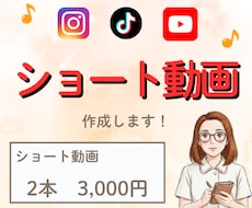 SNSショート動画作成します Instagramで伝わりやすいショート動画を作成します！