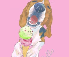 スイーツをコラボさせて描きます ～他にはないオリジナルのイラストを～
