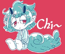 お座りアイコン描きます snsのアイコンに使える正方形のイラスト