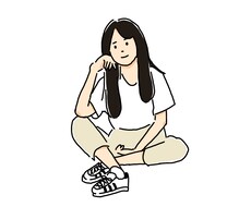 シンプルなイラスト描きます イメージ1
