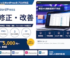 WordPressを修正・改善します イメージ1