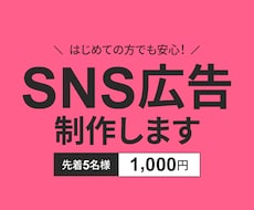インスタなどSNS広告のデザイン作成します 5名様限定☆特別価格1000円でご提供します！