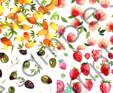透明水彩で食べ物を描きます イメージ1