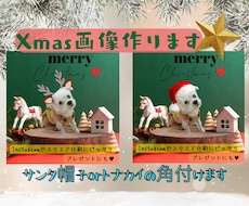 ペットさんのXmas画像作ります イメージ1