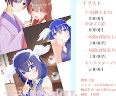 アイコン、一枚絵などお描きします SNS、ゲーム用のアイコンや、キャラデザを制作いたします。