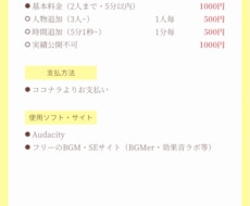 音声編集承ります イメージ1