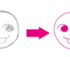 手書きのイメージをきれいに清書します Illustratorで画像をトレースしてベクター画像に！！