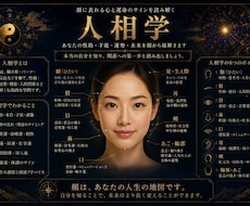 人相額からあなたの運勢を占います 顔は、人生の設計図。未来へのヒントを読み解きます。