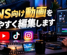 ショート動画/SNS向け動画を見やすく編集します イメージ1