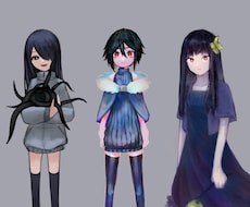 TRPGや動画用の立ち絵を安く★描きます イメージ1