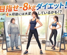4ヶ月で-8kgを目指します イメージ1