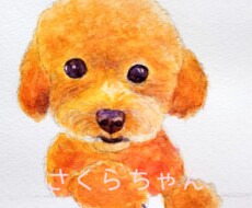 可愛いキラキラペットの似顔絵描きます イメージ1