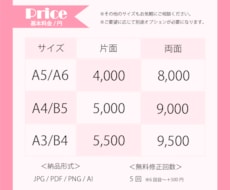 あなたの想いを形に！おしゃれなチラシデザインします イメージ1