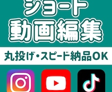 TikTok・リール・ ショート動画編集します イメージ1