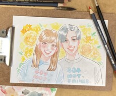 プレゼントに最適な似顔絵描きます イメージ1