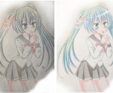 ノートのらくがきに少しだけ手を加えます！