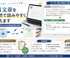 AI文章を自然な日本語に校正・修正します イメージ1