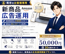 Amazon広告運用します 広告設計・キーワード選定・入札調整までサポートします