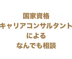 キャリアコンサルタントが自己分析をご支援します キャリア(仕事含めた人生の全て)のモヤモヤ、相談に乗ります