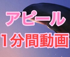 1分間の動画であなたのすべてを詰め込みます イメージ1