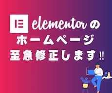 Elementor専門｜構造から不具合修正します （調査費あり）崩れ・異常を原因から特定。修復は別途見積もり。