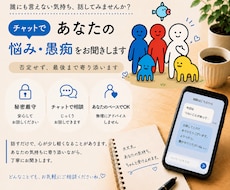 誰にも言えない悩み・愚痴をチャットでお聞きします イメージ1