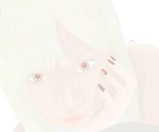 人物画像を透明感のあるイラストにします イメージ1