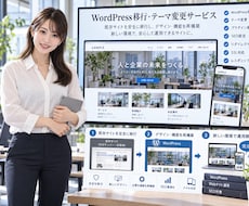 WordPressサイト移行・テーマ変更対応します イメージ1