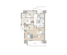 不動産広告用の間取り図を作成します 既存図面を見やすい間取り図にします！