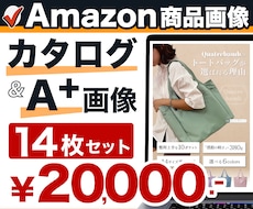 Amazon商品画像【14枚】制作します アマゾン特化 カタログ・A＋画像をお手頃価格で制作♪