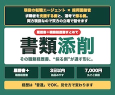 職務経歴書と履歴書を採用の本音で添削します イメージ1