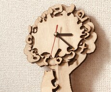 オーダーメイドの木製の置き時計を作ります イメージ1