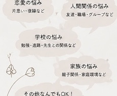 どんな悩みも否定せずじっくりお聞きします イメージ1