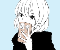 シンプルで可愛い線画イラストを作成します イメージ1
