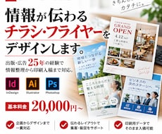 情報が伝わるチラシ・フライヤーをデザインします イメージ1