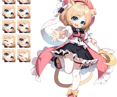 猫耳魔法少女を販売します ピンクカラーの猫耳魔法少女ちゃんです