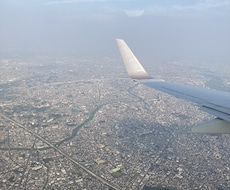 飛行機に乗った時の写真を提供します イメージ1