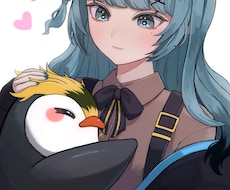 商用OK！動画用/立ち絵/グッズなどを承ります 厚塗りで、あなたの大切なキャラを丁寧に1枚絵に仕上げます！