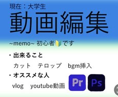 動画編集します イメージ1